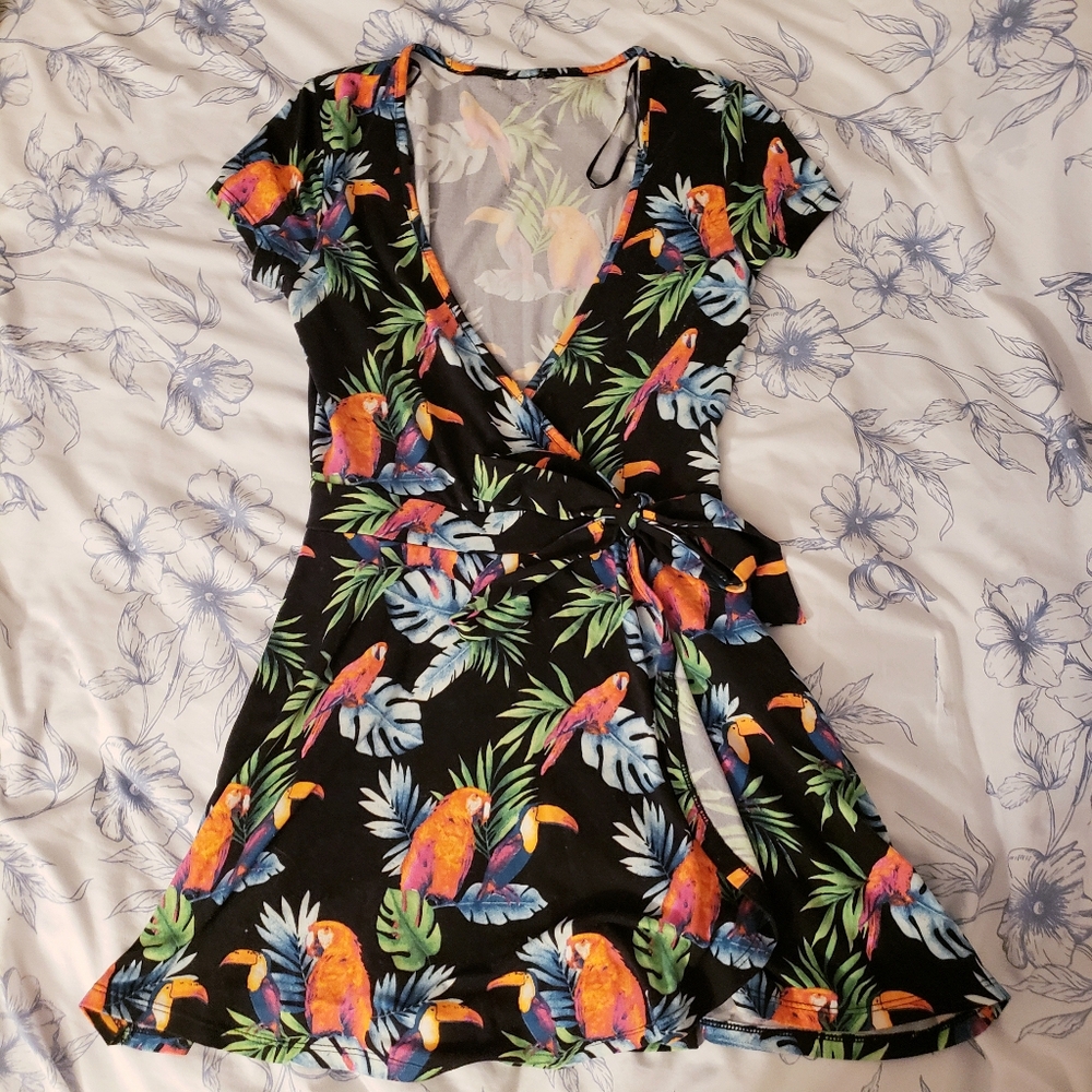 Tropical Bird Romper